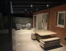 veranda at night